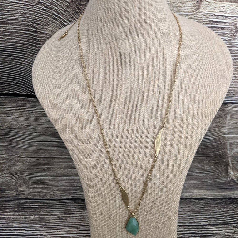 Chloe + Isabel Gilded Reeds Aventine long necklace